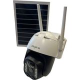 OEM 3mp Solar Wifi Güvenlik Kamerası 10W Güneş Panelli 8400MAH IP67 Renkli Gece Görüşlü Insan Takipli Çift Yönlü Ses Carecampro