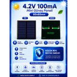 OEM 4.2V 100MA 60X60MM Güneş Paneli - Solar Panel