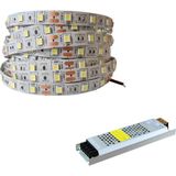 OEM 4040 Yeni Nesil Şerit LED 5 Metre + 12V 5 Amper 60 Watt LED Trafo (Beyaz)