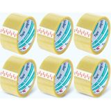 OEM 45 mm x 40 mt Şeffaf Koli Bandı Akrilik 6 Adet