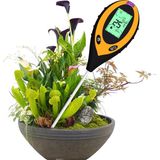 OEM 4'ü 1 Arada Toprak Test Cihazı, Nem Ölçüm Cihazı, Bitki Toprağı, Bahçe, Çiftlik, Çim Için Nem Ölçer, Sıcaklık ve Toprak Ph Test Cihazı