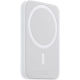 Oem 5000 mAh Kapasiteli Apple iPhone Uyumlu Kablosuz Magsafe Powerbank Şarj Cihazı - Beyaz