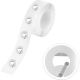 OEM 60 Adet Nfc Etiket 25 mm Nfc Çıkartma NTAG213 Nfc 213 Gün Yeniden Yazılabilir Nfc Kartlar Programlanabilir 144 Bayt Bellek Nfc Çip Nfc Kart Nfc Çıkartma Tüm Nfc Özellikli Cep Telefonları ve Cihazlar - Beyaz