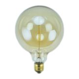 OEM 60W 220-240V 2700K E27 G125 Akkor Flamanlı Rustik Ampul - Sarı