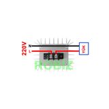 OEM Ac 220v 5000w Dimmer Scr Ac Motor Hız Devir Kontrol Elektrikli Fırın Rezistans Su Isıtıcı Lamba