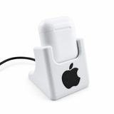 Oem AirPods Şarj Standı Masaüstü Kulaklık Kutusu Standı Dekoratif Organizer Sert Plastik Beyaz Tasarım