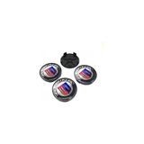 Oem Alpina Damla Geçme Jant Göbeği Siyah 4'lü 65/68 mm