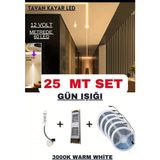 OEM Anahtarlı Akışkan Kayar Şerit LED Sistemi / 12 Volt / 20 Efekt - 25 m - 3000K