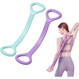 OEM Anıs·keaar 2 Adet Şekil 8 Direnç Bandı - Kol, Sırt, Omuz ve Tüm Vücut Egzersizleri Için Elastik Fitness Halatı | Yoga, Pilates, Fizik Tedavi ve Evde Spor Salonu Egzersizleri Için Ayak, Bacak, El - Çok Renkli