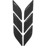 OEM Araç Otomobil Motosiklet Bisiklet Karbon Siyah 6 Parça Çok Amaçlı 3D Sticker