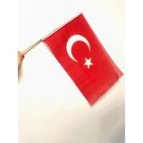 OEM Asyabayrak, 5'li Elde Sallama Türk Bayrağı 30X45, ELDESALLAMA30X45Lİ