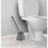 OEM Ata Home Silikon Klozet Wc Tuvalet Fırçası Gri Kare