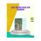 OEM Atm Görünümlü Su Yeşili Otomatik Para Çeken Şifreli Kumbara