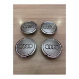 OEM Audi Jant Göbeği Kapağı Kenarlı Kromaj Kapak 70 Mm Dış 56 Mm Iç A Kalite 4'lü Set