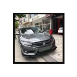 OEM Autogp Honda Civic Fk7 Için Uygundur Ön Tampon Altı Lip 3 Parça Kulaklı