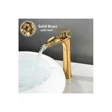 Oem Banyo Çanak Lavabo Bataryası Altın Dore Gold Renk Yeni Şelale Model 7 Yıl Garantili Ithal