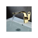 OEM Banyo Lavabo Bataryası Altın Dore Gold Yeni Model Şelale 5 Yıl Garantili, Model Kodu: A456