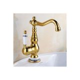 OEM Banyo Lavabo Bataryası Altın Dore Yeni Seramik 7 Yıl Garantili Ithal ALTIN DORE GOLD, Model Kodu: A110