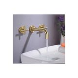 OEM Banyo Lavabo Bataryası Ankastre Mat Gold 3'lü Set Yeni 7 Yıl Garantili+Sıva Altı Dahil İthal MAT GOLD, Model Kodu: TYC00405839949