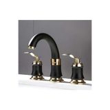 OEM Banyo Lavabo Bataryası Ankastre Siyah Gold Renk 3'lü Set Yeni 7 Yıl Garantili İthal SİYAH GOLD, Model Kodu: A789