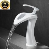 OEM Banyo Lavabo Bataryası Beyaz Renk Yeni Model Şelale 7 Yıl Güvenceli İthal