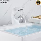 OEM Banyo Lavabo Bataryası Beyaz Şelale Tasarım 7 Yıl Garantili