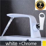 OEM Banyo Lavabo Bataryası Beyaz/krom Yeni Model Şelale 7 Yıl Güvenceli İthal