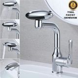 OEM Banyo Lavabo Bataryası Duş Şelale 4 Fonksiyonlu Ithal 7 Yıl Garantili - Krom