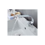 OEM BANYO LAVABO BATARYASI KROM RENK ŞELALE 7 YIL GARANTİLİ İTHAL YENİ İNCE TASARIM, Model Kodu: A842