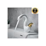 Oem Banyo Lavabo Bataryası Kuğu Model Beyaz / Gold Renk Yeni Ürün Ithal 7 Yıl Garantili İthal