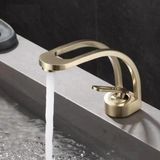 OEM Banyo Lavabo Bataryası Mat Gold Renk Şelale Yeni Tasarım 7 Yıl Garantili Ithal
