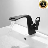 OEM Banyo Lavabo Bataryası Siyah Yeni Model Şelale 7 Yıl Güvenceli İthal