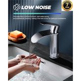 OEM Banyo Lavabo Bataryası Yeni Model Şelale Krom Renk 7 Yıl Garantili Ithal