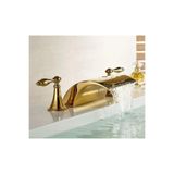OEM Banyo Lavabo Küvet Jakuzi Bataryası Altın Dore Ankastre Gold Şelale Yeni 5 Yıl Garantili, Model Kodu: A200