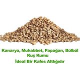 OEM Bonny Nice Doğal Çam Pelet Evcil Kuş Kafes Altlığı 10 kg 17 Lt (1 Adet) - Kahverengi