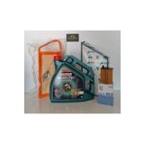 Oem Castrol Peugeot 206 1.4 Hdi Yağ Bakim Seti Ve Castrol Edge 5W30 4Lt Motor Yağ 2023 Üretim