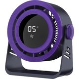 OEM Castu F26 Masaüstü Mini Fan Vantilatör Dijital Ekranlı Sessiz Turbo Sirkülasyonlu