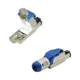 OEM Cat8 RJ45 Endüstriyel Tip IP20 Stp konnektör Korumalı Saha Fişi Aracı Kolay Metal Döküm Sonlandırma konnektörü