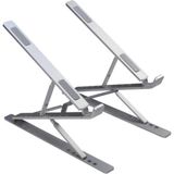 OEM Çift Katlı Ayarlanabilir Laptop Stand Katlanabilir Alüminyum Tablet Notebook Stand Dizüstü Bilgisayar Standı