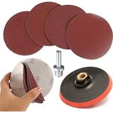 OEM Cırt Zımpara Seti + Matkap Aparatı 115 mm (17 Parça)