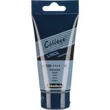OEM - College Linol, Sanatçı Linolyum Baskı Mürekkepleri, 75 ml Tüpte Siyah, 39700013, Düşük Kokulu Su Bazlı Muşamba Baskı Mürekkebi, Işığa Dayanıklı, Üniform Baskı