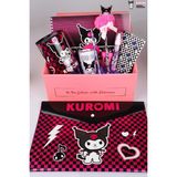 OEM Dekomus Gift Box Özel Kutulu Lisanslı 9 Parça Kırtasiye Seti, Resim Defteri, Mor