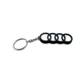 Oem 🔑✨ Dekoratif Halka Tasarımlı Anahtarlık 🖤 Dayanıklı Sert Plastik 🔗 Metal Anahtarlık Halkası 🎁