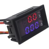 OEM Dijital Voltmetre Dijital Ampermetre Dc 100V 10A Gerilim Akım - Siyah