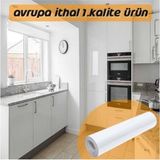 OEM Dolap Kaplama Folyosu Parlak Beyaz Lake Görünüm Kendinden Yapışkanlı 50CM x 5mt G