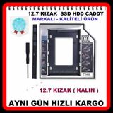 Oem Dvd Yuvasına Takılan Ssd Hdd Kutusu 12.7mm Hdd Caddy Kızak