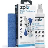 OEM Ekran Temizleme Seti 250ML + Temizleme Bezi Lcd, Led, Ekran, Laptop, Tablet, Bilgisayar, Televizyon, Cep Telefonu, Gözlük, Kamera, Koruyucu ve Parlatıcı Doğal Temizleme