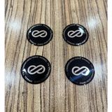 OEM Enkei Logolu Jant Göbeği Arması Sticker 56 mm 4 Adet Şık Görünüm ve Dayanıklı Tasarım