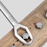 OEM ® Evrensel Çift Başlı Tork Anahtar 8–22 mm | Çok Amaçlı Universal Anahtar | Altıgen, Yuvarlak, Profil Somun Uyumlu | Bisiklet, Araba, Ev ve Atölye Kullanımı