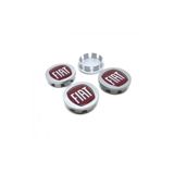 OEM Fiat Tipo Orjinal Tip Geçme Jant Göbeği Gri 4 Lü 42mm
